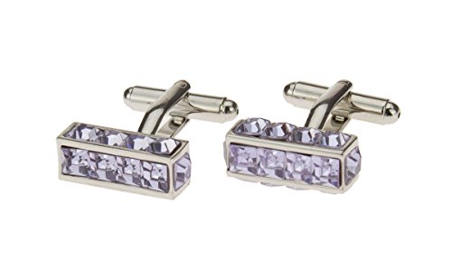 Mancuernillas de Cristal Modernas para Hombre con Estuche miniatura 4