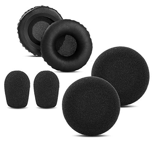 YDYBZB Ear Pads Foam Compatible with VXI BlueParrott B250-XT Plus B250XT B150 Headset Replacement Ear Mic Cushion Kit 6 Pcs (Style 1)