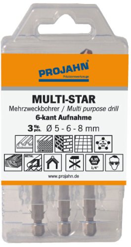 57004 Multi-Star Set 3-pcs. 6kt 5, 6, 8 mm