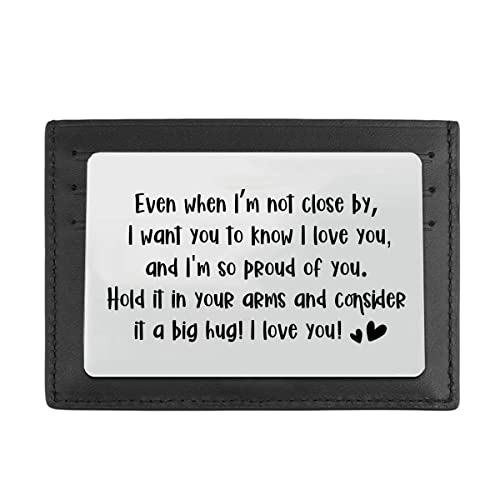 Even When I'm Not Close By, Sister Gift, Gifts For Daughter From Dad, Mom, Wallet Insert Card, Friend Gift, Gift For Besties, Sisters, Engraved Gift, Love You Gift (Silver)3