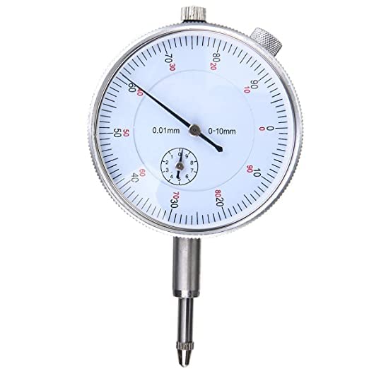 CIIF Dial Indicator Gauge 0-10mm/0.01mm High Accuracy Dial Indicator Micrometer Precise Concentricity Measurement Instrument Tools