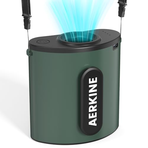 2025 AI Portable Waist Fan - 4 Speeds 17500RPM Strong Airflow