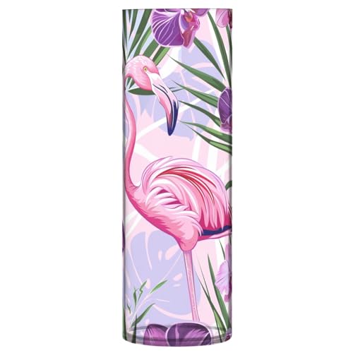 Flower Vase Leaf Flamingo Unbreakable Decorative Modern Vase Plastic Vase for Office Home Meeting