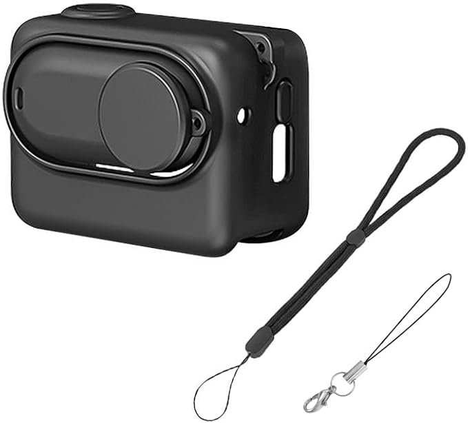 PULUZ Silicone Protective Case Cover for Insta360 GO 3S, Camera Cover with Lens Cap & Lanyard Strap, Soft Shockproof Skin Sleeve for Insta360 GO 3S Accessories image 3