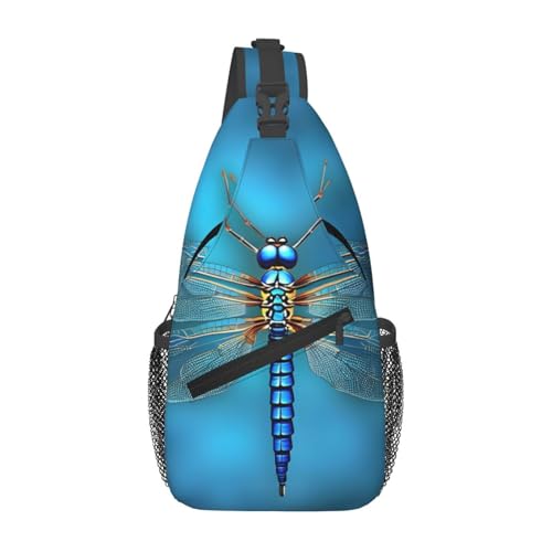 Mochila crossbody MyPiky patrón Odonata unisex