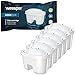 Wessper Aqua Flux, Cartucce filtranti per il Trattamento dell'Acqua compatibili con Laica Bi-Flux, Brita Maxtra+ - Set di 6 filtri