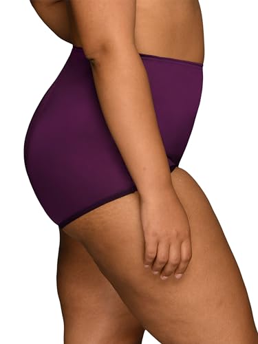 Image of Vanity Fair Women's High Waisted Underwear, Full Coverage Ladies Panties, Perfectly Yours Briefs