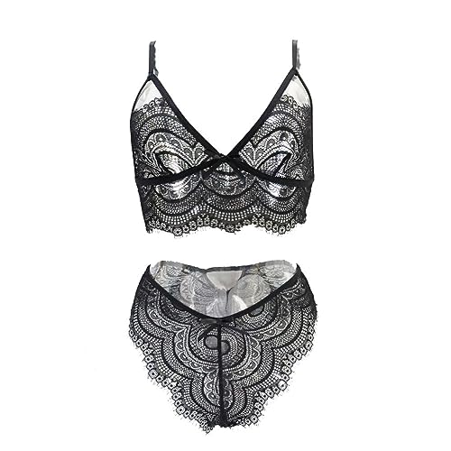Ensemble de lingerie érotique Noël pour femme sous-vêtement sexy blanc taille unique extensible