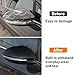 OWITAT Compatible with Volkswagen Golf Mirror Cover 2013-2021,Right Passenger Side Mirror Cap Replacement for MK7 MK7.5 GTI Alltrack SportWagen Replace for 5G0857537E,5G0857538E, Glossy Black