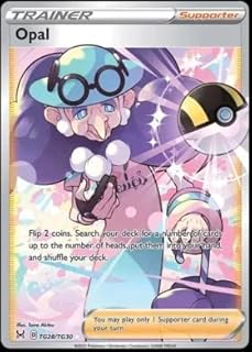 Pokemon - Opal - TG28 - Trainer Gallery - Lost Origin - Full Art Holo Foil Card