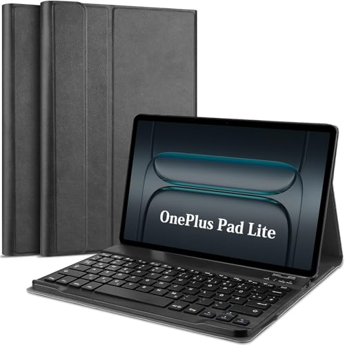 Image of HOM Tri-Fold Wireless Bluetooth Keyboard with Detachable Tablet Case Cover for OnePlus Pad Lite 11 inch
