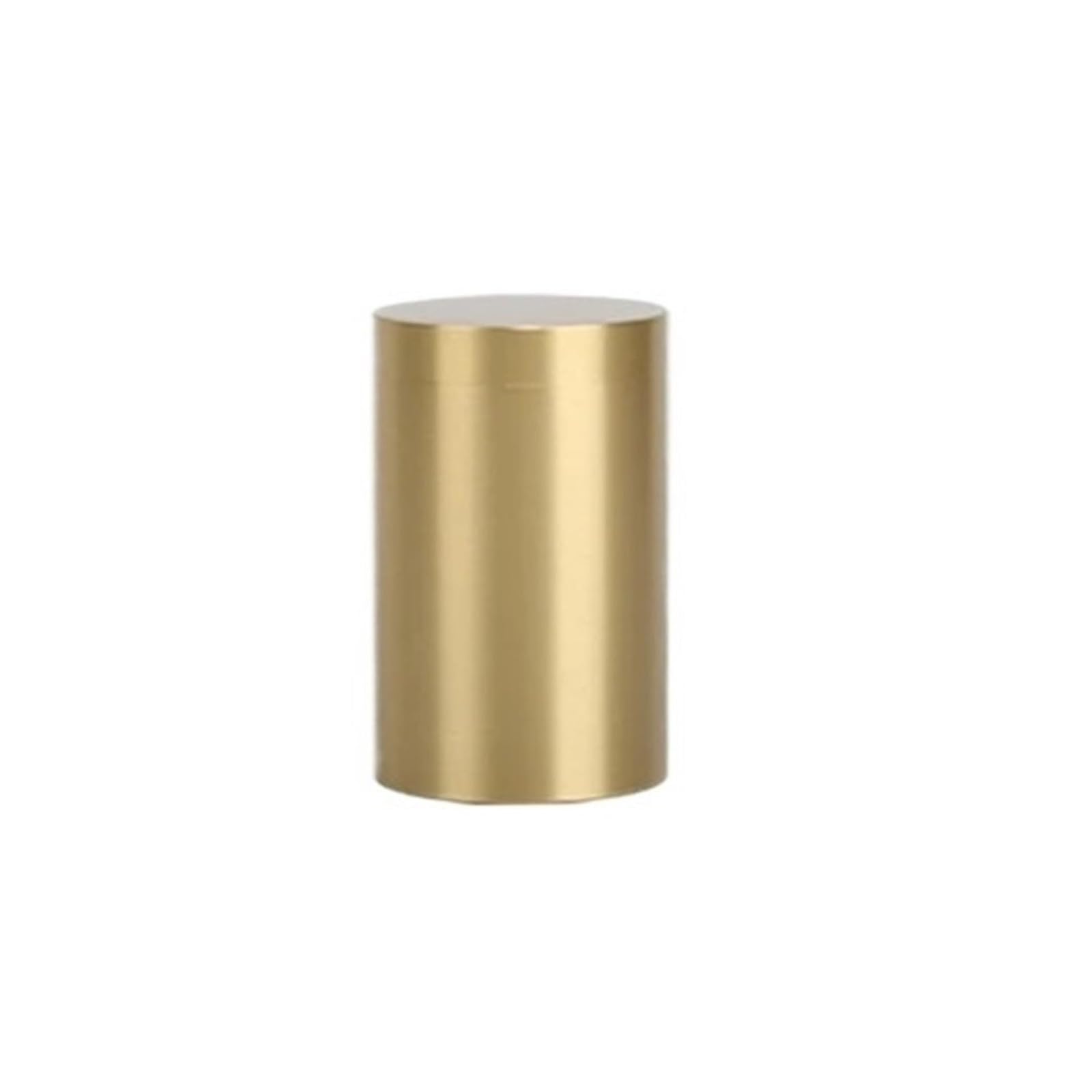 UBOHUZ Airtight Tea Canister Copper Incense Coffee Powder Container Portable Tins Food Jars For Sugar Spices for Tea, Coffee(S)