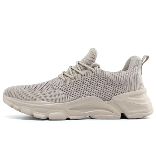 Image of Wrezatro Men's Slip on Walking Shoes Ultra Light Breathable Non Slip Running Shoes Casual Fashion Sneakers Mesh Workout Sports