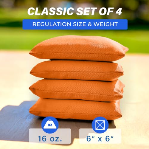 Image of GoSports Classic Cornhole Bean Bags Set of 4-16 Colors Available - Regulation All Weather, Mix and Match