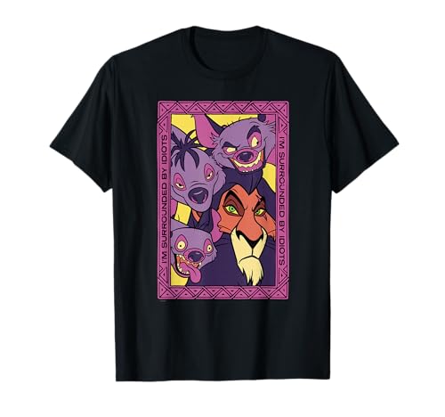 Disney The Lion King 30th Anniversary Scar and Hyenas Idiots T-Shirt