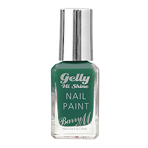 Barry M Cosmetics Gelly Hi Shine Gel Nail Paint, Shade Green, Jalapeño
