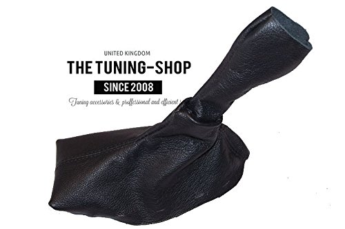 The Tuning-Shop Ltd For Porsche Boxster 986 1996-2004 5 Speed Shift Boot Black Genuine Leather #TOP6