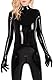 DuckyDucky Catsuit IronStorm - hand feet DETACHED - Rubber Fetish 100% Latex - back zip - schwarz XS