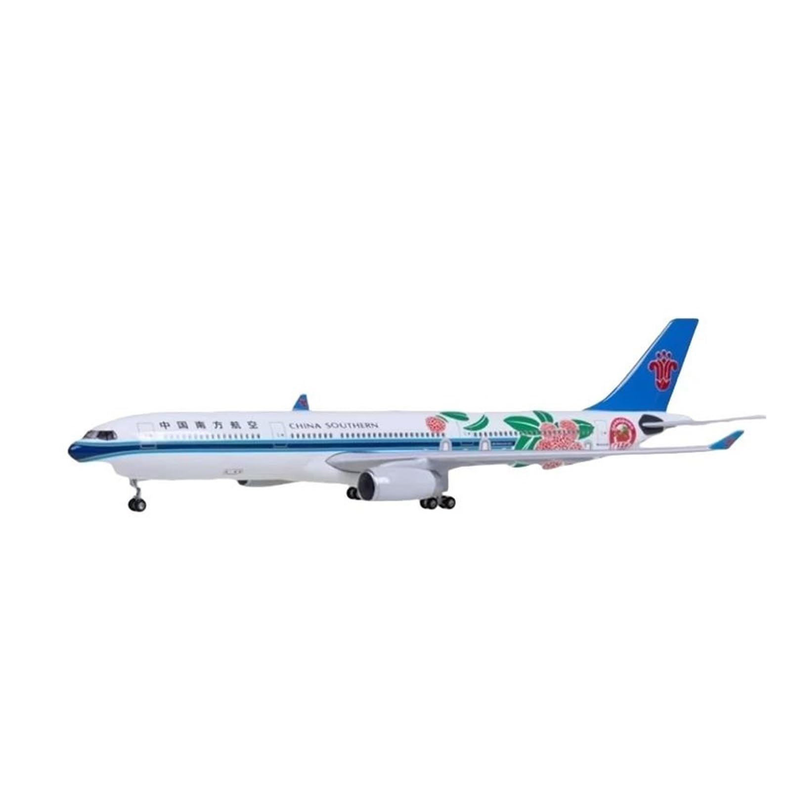 Odlewane zabawki samolotowe w skali 1:135 dla modelu A330 Southern Airlines ze światłami i dolnym kołem Odlewany ciśnieniowo model samolotu z żywicy Statyczny wyświetlacz do zbierania i wyświetlania