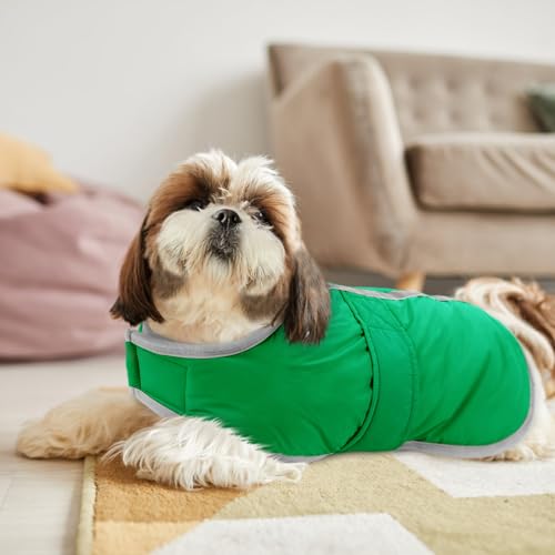 Image of Queenmore Dog Winter Coat, Cold Weather Fleece Dog Jackets for Large Dogs