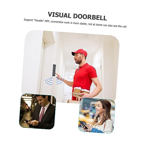 Gadpiparty campainha câmera sem fio para casa dispositivo de segurança infantil dispositivo de alarm