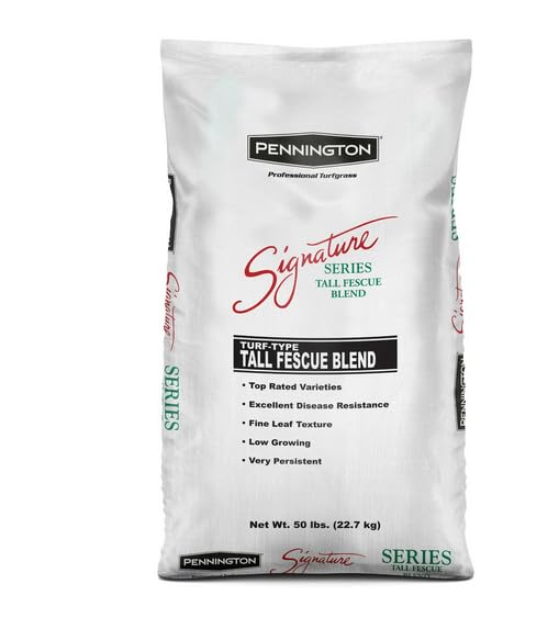 Pennington Signature Series Tall Fescue Blend Blue Tag 50 lb Grass Seed Partial Sun