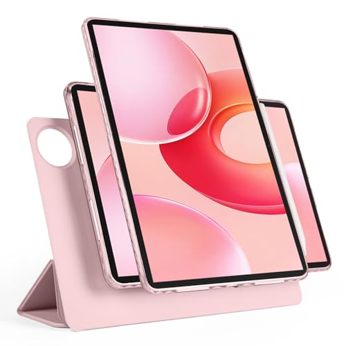 Étui Honor Tablette GT 11,5" 2025 rose à rabat magnétique amovible
