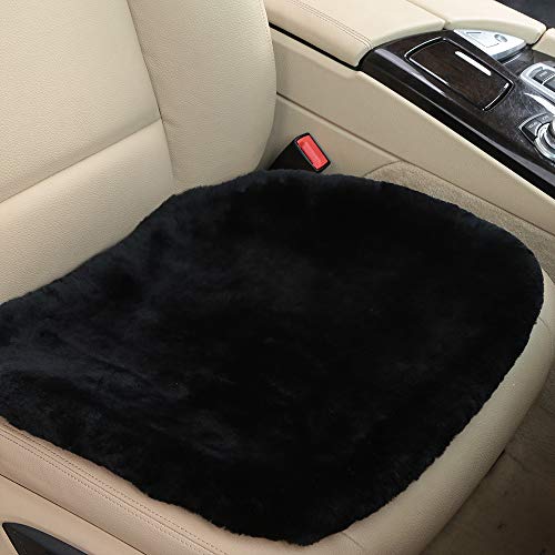 OGLAND 20 inchs Fluffy Genuine Australia Sheepskin Car Seat Cover