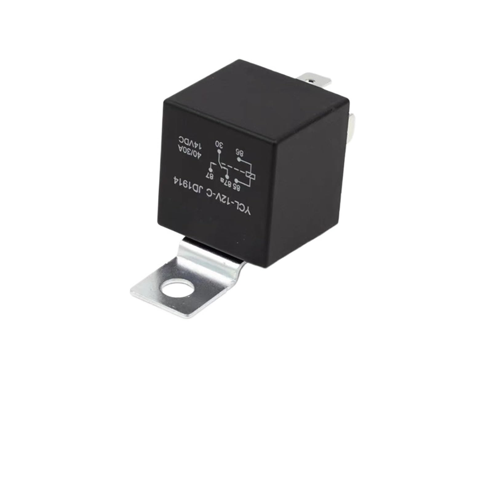 Relé automotriz Impermeable de 12 V, 24 V, 4 Pines, 5 Pines, 4 Pines, 5 Pines, 40 A, con Terminal de Cobre Rojo y Negro, con zócalo de relé.(24V 5P)