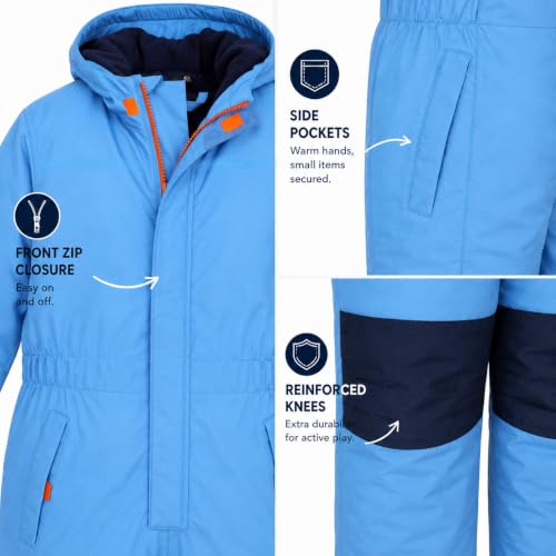 Image of Arctic Hero Kids Snow Suit Waterproof Insulated One Piece Coveralls (2T-14)