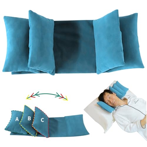 Almohada de cuña con soporte cervical desmontable para posicionamiento postoperatorio boca arriba 3