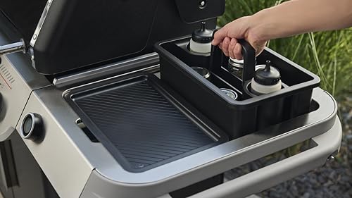 Weber Works™ Caddy with Tray Lid | Portable Grill Prep & Storage Organizer for Sauces, Seasonings & Tools, Expand your Workspace - image 5
