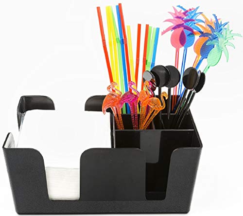 Bar Caddy (6 Compartments) – Bar Supplies Included – All Set and Ready
