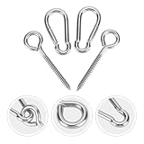 Crochets à ressort pour suspension – idéaux pour les fixations de plafond des anneaux de gymnastique, les balancelles de porche et les hamacs de yoga, crochet à ressort pour fauteuil hamac