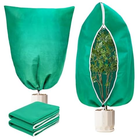 Dreamtop Plant Covers with Zipper and Drawstring Cover