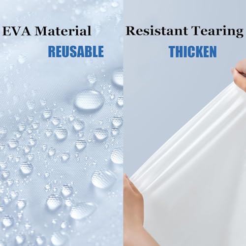 Image of Reusable Raincoats for Adults, 2 Pcs Rain Ponchos Emergency for Women Men with Hood and Drawstring