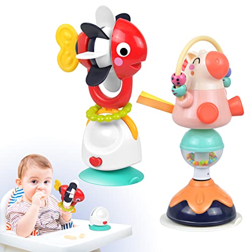 nicknack Gioco Seggiolone Neonati con Ventosa, 2Piezas Sensoriali...