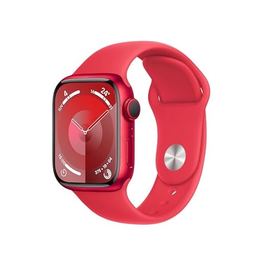 Apple Watch Series 9 (GPS + Cellular) - Caja de Aluminio (Product) Red de 41 mm - Correa Deportiva (Product) Red - Talla S/M