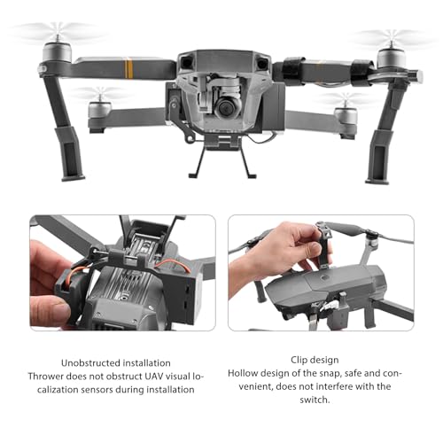 Drone Consegna Aerea, Facile Montaggio con Carrello Atterraggio Sistema Aereo Professionale Dispositivo Rilascio Carico Utile for Fotografia Aerea, Agricoltura di Precisione, Interventi di Emergenza