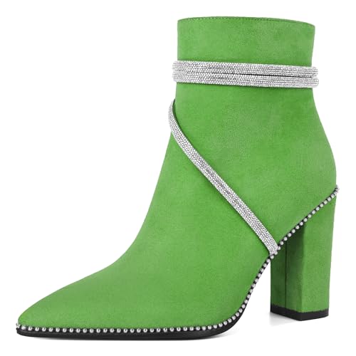 Bottines à talon chunky argentées pour illuminer vos soirées