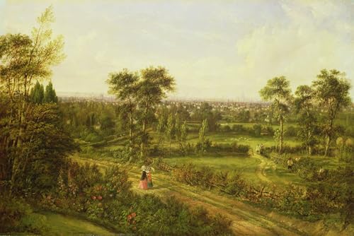 Toile Murale Vue de Londres Alexander Nasmyth - Tableau Salon 60x90 cm