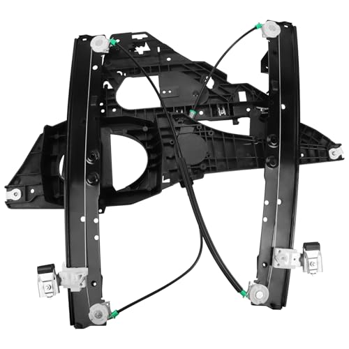 Image of Front Left Power Window Regulator with Panel Without Motor for Expedition