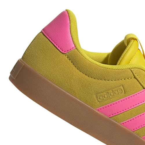 adidas Damen VL Court 3.0 Shoes, Yellow/Lucid pink/Gold met., 36 EU – Ansicht 4