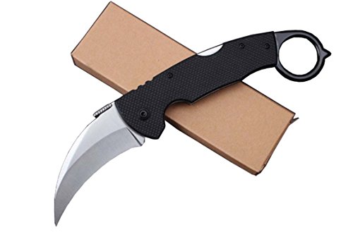 MASALONG G10 Handle Claws Folding Metal Blade Folding Claw Knife