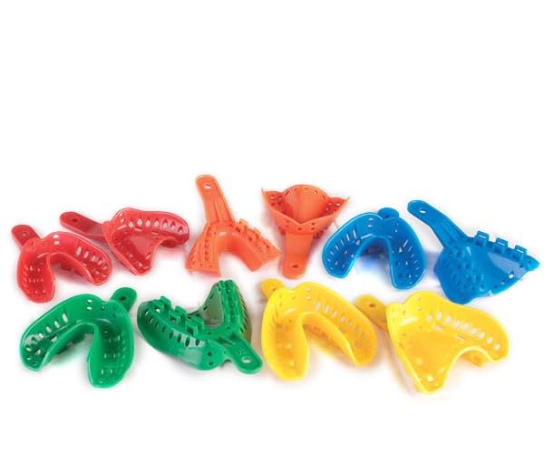 Plasdent ITT-3U-50 Algi-Lock Orthodontic Impression Trays Adult Upper Small 50/Pk