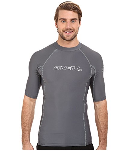 O'NEILL Basic Skins S/S Rash Guard Homme, t-shirt anti-UV à manches courtes pour la plage