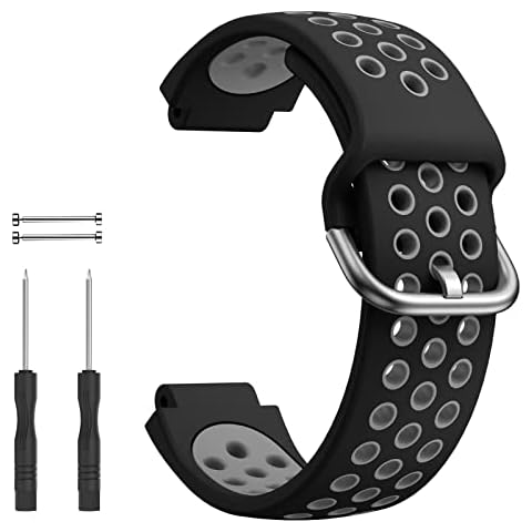Forerunner 735XT Watch Strap, Replacement Band Soft Silicone Strap Compatible with Garmin Forerunner 220/230/235/235 Lite/620/630/Approach S20/S5/S6 Cover