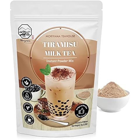 Tiramisu Bubble Milk Tea Instant 3in1 Powder Mix - 1kg (33 Drinks) | For Boba Tea, Milkshake, Blended Frappe and Bakery | Authentic Taiwan Recipe | 0 Trans Fat, No Preservatives by Moriyama Teahouse Cover