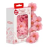 Photo Gallery dekora – fiori commestibili per torte – 18 camelie in cialda rosa 4 cm – senza zucchero, glutine e lattosio – decorazioni commestibili per cupcake, matrimonio, compleanno, battesimo Photo Gallery dekora – fiori commestibili per torte – 18 camelie in cialda rosa 4 cm – senza zucchero, glutine e lattosio – decorazioni commestibili per cupcake, matrimonio, compleanno, battesimo