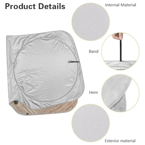 Image of Arizona Cactus Car Windshield Sun Shade - Reflector Sunshade UV Protection for Car Interior, Blocks UV Rays Windshield Cover Fit Car Front Window for Trucks SUV Van
